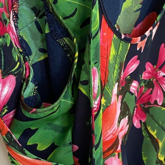 MNG Rainforest Floral Printed Dress, size M - Picture 3 of 5